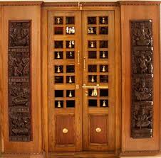 Wood Design Ideas Latest Pooja Room Door Frame And Door Design Gallery Pooja Room Door Design Room Door Design Pooja Door Design