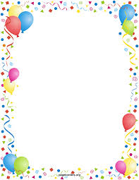 Birthday Balloons Clipart Free Free Printable Balloon Borders Yahoo Image Search Results Clip Art Borders Free Clip Art Page Borders