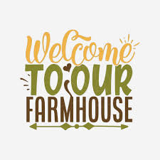 Download Welcome To Our Farmhouse Png Free Download Files For Cricut Silhouette Plus Resource For Print On Demand