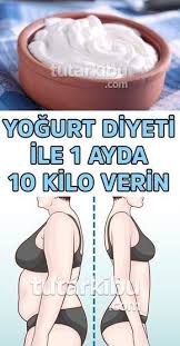 Yogurt Diyetiyle 1 Ayda 10 Kilo Vermek Diyet Fitnes Diyeti Diyet Planlari