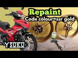 Produk jam tangan warna gold terbaru di zahila.com. Y15 Sportrim Repaint Spray Warna Gold Yamaha Youtube