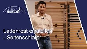 Hierunter sehen sie, wie sie das tun. Lattenrost Richtig Einstellen Tipps Fur Seitenschlafer Youtube