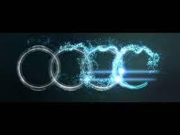 This logo shows audi in a union with 3 other german car brands that formed auto union: Audi Logo With Sound After Effects Youtube