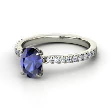 Pin By Cindy Wysocki On Love Love Love White Gold Sapphire Ring Sapphire Engagement Ring Blue White Gold Rings