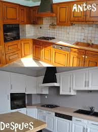 La presente obra está estructurada en tres partes, cada una de ellas se corresponde con un módulo profesional específico de cocina de la. Transformacion De Una Cocina Solo Con Pintura1 Jpg 762 1 024 Pixeles Pintar Muebles Cocina Armarios De Cocina Pintados Reformar Cocina Sin Obras