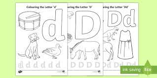 Fun coloring pages, color posters, worksheets, and handwriting practice. Letter D Coloring Pages Teacher Made