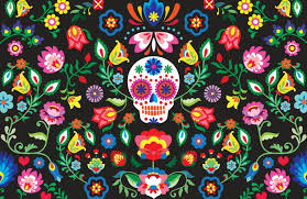 Free cool skull phone wallpaper by 347cid. Mexican Sugar Skull Wallpaper Mural Hovia