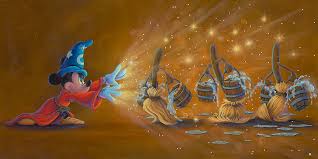 Mickey Mouse Sorcerers Apprentice Fantasia Walt Disney Fine Art Denyse –  Charles Scott Gallery
