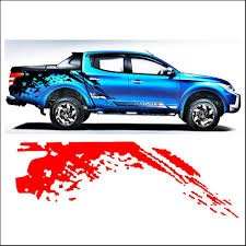 Mudslinger Body Rear Tail Side Graphic Vinyl For Mitsubishi L200 Triton2015 Sticker Yesterday S Price Us 122 Car Sticker Design Car Stickers Car Wrap Design