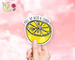 check this sticker out at our site moonflowerstickerco etsy com pull up with a lemon sticker pullupwithalem custom vinyl stickers sticker bomb custom decals