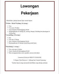 Info loker driver wilayah kali gawe genuk semarang. Lkss Lowongan Kerja Pt Cegeone Posisi 1 Facebook