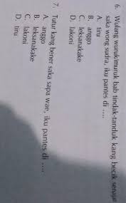 Soal kelas 2 semester 2 bahasa jawa bahasa belajar buku tulis. Kunci Jawaban Buku Paket Bahasa Jawa Kelas 8 Halaman 31 Id Revisi