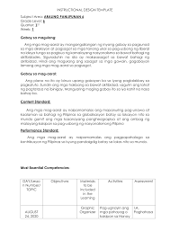 Bulletin board for globalization and. Instructional Design Template Ap6