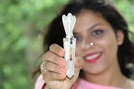 Amazon.com: Jet Crystal Quartz Angel Chakra Wand Stick Approx. 5-5.5 inch  Energized Charged Cleansed Programmed Pure Genuine Stick Free Booklet Jet  International Crystal Therapy Handcrafted : Health & Household