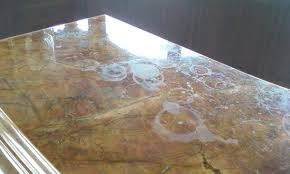 First is to wash the glass with soapy here is quick 5 ways: How To Remove Hard Water Stains From Granite Countertops How To Clean Granite Hard Water Stain Remover Hard Water Stains