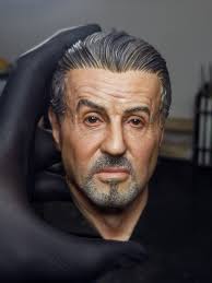 Just finished this little bust. It's the Shea Brennan character (Sam  Elliott) from the series 1883. It's sculpted by the amazing Sid Naique. I'm  using this one for my 1-day workshop at