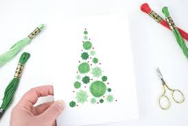 This is really a cute christmas card. 26 Diy Christmas Card Ideas