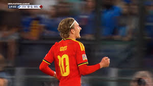 Mika Godts scores goal, giving Belgium lead over Italy — FOX Sports