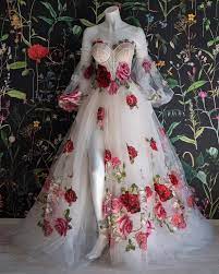 Maybe you would like to learn more about one of these? These Ready To Bloom Floral Wedding Dresses Let You Be Your Own Bouquet Updated For 2021 Offbeat Bride