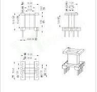 Bobbins | EE10 Transformer Bobbin For Ferrite Core,Vertical ...