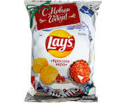 Чипсы Lays Красная икра 107г