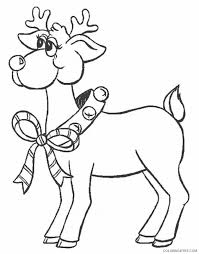 1) if you have javascript enabled you can click the print link in the top half of the page and it will automatically print the coloring page only and ignore the advertising and navigation at the top of the page. Reindeer Coloring Pages For Toddler Coloring4free Coloring4free Com