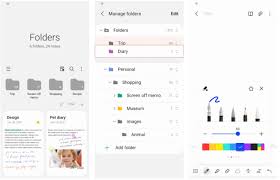 It takes minimal time to get the layout designed using the android layout templates. Samsung Notes Now Makes It Easier To Organize Folders Manage Notes Android Community