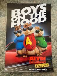 Boys on the hood Alvin and the chipmunks road chip movie Poster 2015 mini  13x20