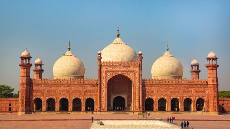 Badshahi Mosque, a landmark of Lahore's Mughal heritage, AI generated