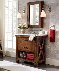 Rustic Medicine Cabinet The Rustic Warmth Of 19th Century Furniture Was The Muse Behind The Be Rustic Medicine Cabinets Cabinet Styles Rustic Bathroom Designs