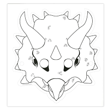 3011061f Jpg 1250 1250 Knutselen Dino Masker Kleurplaten