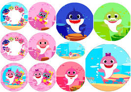 Baby Shark Party Free Printable Cupcake Toppers Oh My Baby