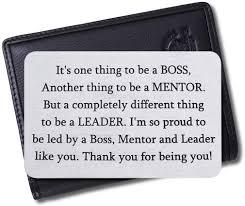 You may also enjoy a high salary. Boss Christmas Appreciation Gifts Wallet Card For Mentor Leader Thank You Note Leaving Going Away Gifts Supervisor Retirement Boss Birthday Gifts Coworker Men Women Goodbye Farewell Presents Amazon Co Uk Office Products