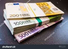Stacks Of Euro Notes On A Dark Desk In Five Hundred Two Hundreds And One Hundreds Notes Euro Stacks Hundreds Dark Desk Euro Five Hundred