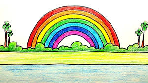 How To Draw Rainbow Step By Step