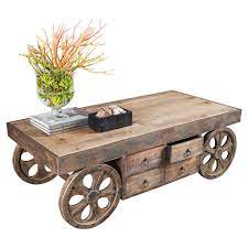 Teak wood is known for its exceptional strength, making it far more suitable for furniture than any other kind of wood. You Should Join Joss And Main I Did Rustic Coffee Tables Coffee Table With Wheels Coffee Table Wood
