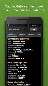 Wifi monitor is a powerful tool that allows you to analyze the state of wifi networks and track its parameters (signal strength, frequency, connection speed . Wifi Monitor Analyzer Of Wi Fi Networks Apk Download For Android