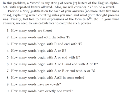 Built by word scramble lovers for word scramble lovers, see how many words you can spell in scramble words, a free online word game. Solved In This Problem A Word Is Any String Of Seven 7 Chegg Com