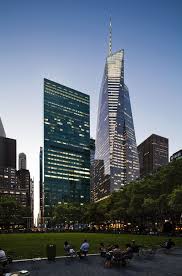 Bank Of America Tower New York New York United States Of America As Seen From Bryant Park Bank Of America Bryant Park New York City
