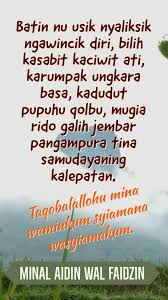 Check spelling or type a new query. 25 Ucapan Selamat Hari Raya Idul Fitri 2019 Bahasa Sunda