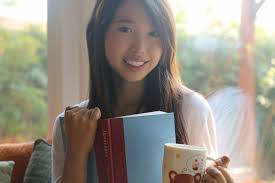 ally gong asian girl cute mug reading book inspiration milan kundera  ignorance - Ally Gong