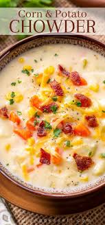 Creamy Cheesy Corn Potato Chowder Recipe In 2020 Potato Chowder Corn Chowder Soup Chowder