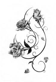 Rosenranke tattoo bedeutung ideen und vorlagen tattoorucken tribal grauerose blumen tattoovorlagen a vine tattoos flower vine tattoos rose vine tattoos. Pin Auf Zeichnen