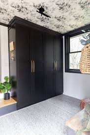 A terrible photo, i need to get back to this with the wide angle lens to get it all in. Diy Built In Ikea Pax Wardrobes Bright Green Door