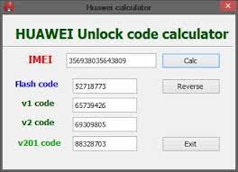 We can now provide any level / version of huawei unlock code with imei. Huawei Unlock Code Calculator ØªØ­Ù…ÙŠÙ„