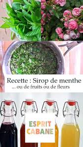 Un Sirop Maison Sirop De Menthe Recette Sirop De Menthe Menthe