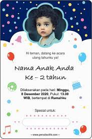 Download now cara membuat undangan ulang tahun dengan corel draw. Download Template Undangan Ulang Tahun Anak Laki Laki Dan Perempuan Editable Penulis Cilik