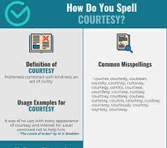 While the word may sound like horderves, this is not the correct spelling. Correct Spelling For Courtesy Infographic Spellchecker Net