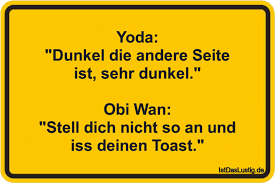 Yoda Dunkel Die Andere Seite Ist Sehr Dunkel Istdaslustigde