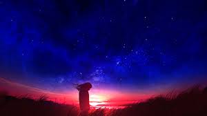 Аниме обои | anime wallpapers. 10 Anime Sky Night Wallpaper